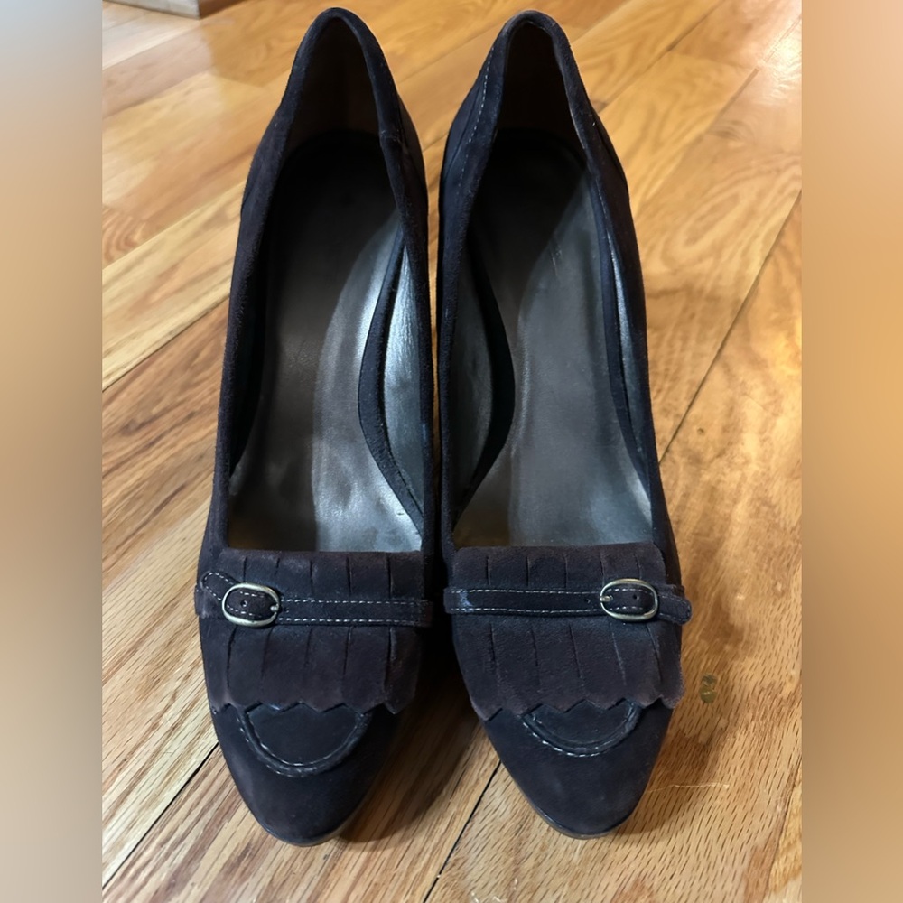 LOFT Dark Brown Heeled Shoes